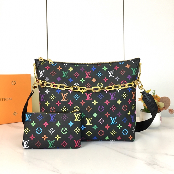 ルイヴィトンバッグ素材ディテール